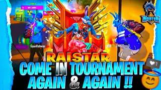 Can RaiStar Come Back In Tournament🔥 RaiStar Tournament Gameplay Rocky amp Rdx Reaction RaiStar [upl. by Yelyr]