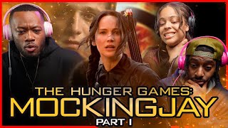 FINALLY WATCHING The Hunger Games Mockingjay PART 1  MOVIE REACTION REVIEW…OMG 🤯 [upl. by Ynattir]