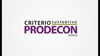 Prodecon Informa Criterio Sustantivo 82018 Operaciones Inexistentes [upl. by Ayihsa]