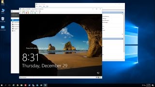 Windows Server 2016  Install HyperV Server Virtual Switch VMs How to Step by Step Tutorial [upl. by Deanna523]