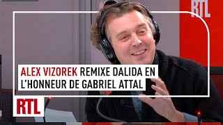 Alex Vizorek remixe Dalida en lhonneur de Gabriel Attal [upl. by Renny]