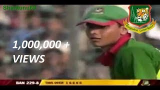 Mashrafe Mortaza hit 25 Runs in 5 Consecutive Balls  6 6 6 6 1 [upl. by Natye]