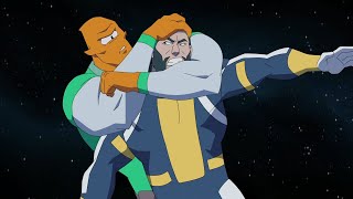 Immortal vs Allen Full Fight Scene Invincible Season 2 Episode 5 [upl. by Beverle]