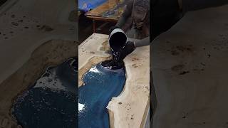 Amazing How to Make Huge Epoxy Resin Table by Woodworking Master [upl. by Larrad888]