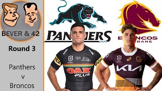 NRL 2024 Round 3 Panthers v Broncos [upl. by Doownil]