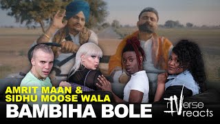 rIVerse Reacts BAMBIHA BOLE by Amrit Maan amp Sidhu Moose Wala  MV Reaction [upl. by Nart696]