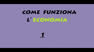 quot Come funziona leconomiaquot 1 Le basi per imparare [upl. by Lihas]