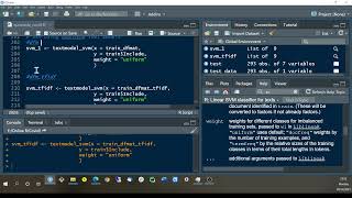 Part 15 training SVM text classification model using quanteda text models in R [upl. by Hoagland]