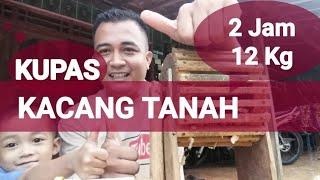 Alat Kupas Kacang Tanah  Part 1  peanut peeling machine [upl. by Aigroeg312]