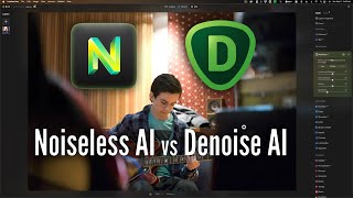 Comparison On1 NoNoise AI vs Topaz Denoise AI vs Lightroom Denoise AI [upl. by Schiffman99]