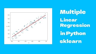 Multiple Linear Regression in Python  sklearn [upl. by Clancy]