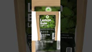 Lemon Balm Herbal Tea Melissa Officinalis Caffeine Free Balm Leaf Cut and Sifted 1lb 16Oz U S We [upl. by Grange]