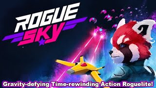 Momentumbased Time Bending Jet Flying Action Roguelite Bullet Hell  Check it Out  Rogue Sky [upl. by Tadio296]