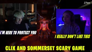 Clix and Sommerset Face Their Fears in This Scary Game [upl. by Ailedamla391]