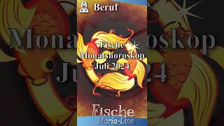 Fische BERUF 👷‍♀️ Horoskop Juli 2024 [upl. by Francesco]