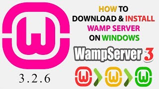 How to Install WAMP Server on Windows 10  2022 Update  Step by Step Installation guide [upl. by Sgninnej]