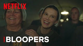 Así reaccionó Millie Bobby Brown a los bloopers de Enola Holmes 2 [upl. by Nylrats923]