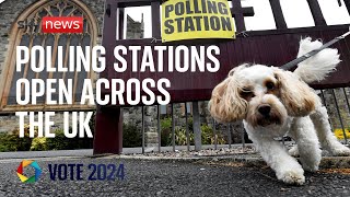 Watch live Polling stations open as UK votes in the General Election [upl. by Chapin809]