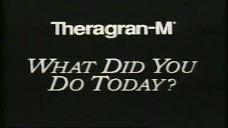 Theragran M Vitamins 1992 Commercial [upl. by Yvor]