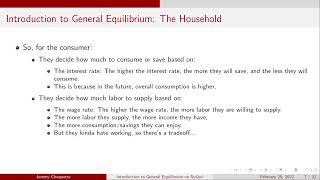 General Equilibrium I Introduction to Dynamic General Equilibrium [upl. by Levram210]