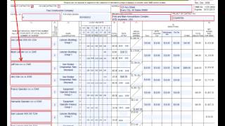 Completing a Certified Payroll Report [upl. by Lledualc]