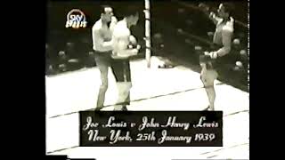 Joe Louis vs John Henry Lewis Full Fight [upl. by Ilajna824]