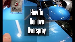 Overspray Removal and Polishing  D300 HDSpeed HDPoxy  Blue Mustang [upl. by Rosemarie972]