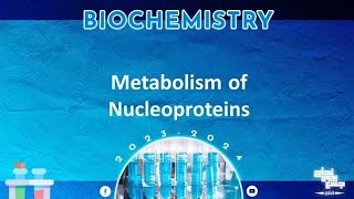 Revision of L45  metabolism of nucleoproteinpurines amp pyrimidines  Biochemistry [upl. by Doak]