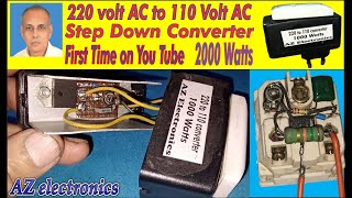 PLAVOGUE 220V to 110V Voltage Converter and Travel Adapter REVIEW [upl. by Etnor972]