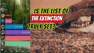 Race of wild animals to escape the Extinction beware data show us the truth wildlife extinction [upl. by Llehsim]