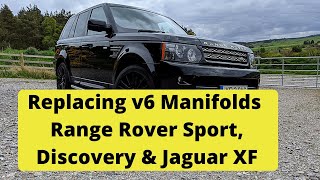 Replacing Cracked Inlet Manifolds on Range Rover Sport Discovery 4 amp Jaguar XF [upl. by Crispa]