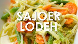 Sajoer Lodeh Recept  heerlijk Indisch gerecht  Indische groente gerechten  De Indische keuken [upl. by Brunell]