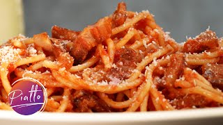 Pasta AMATRICIANA Ricetta Originale di AMATRICE [upl. by Seys]