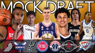 2024 NBA Mock Draft NBA FULL FIRST ROUND MOCK DRAFT  Utility Sports 2024 NBA Mock Draft [upl. by Sim]