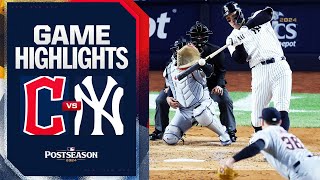 Guardians vs Yankees ALCS Game 2 Highlights 101524  MLB Highlights [upl. by Butch582]