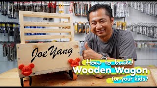 How to build a wooden wagon for your kids [upl. by Noyr415]