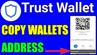 Trust Wallet me address kaise copy kare  Any Wallet Address Copy in trust Wallet  copy address [upl. by Letreece]