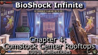 BioShock Infinite  Chapter 4  100 Collectibles  Voxophones Kinetoscopes Telescope amp Infusions [upl. by Callie]