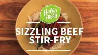 Sizzling Beef StirFry With Jasmine Rice by HelloFresh [upl. by Zusman547]