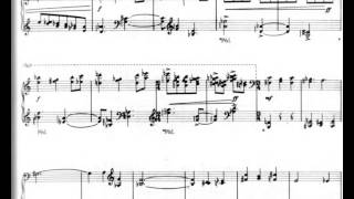 Schnittke Piano Sonata 1  II Allegretto with score [upl. by Dalston]