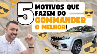 Novo Jeep Commander 2023 5 Motivos que o faz O MELHOR [upl. by Dygert]