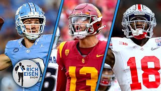 Rich Eisen’s Impromptu NFL Mock Draft Top Ten Picks  The Rich Eisen Show [upl. by Gisele]