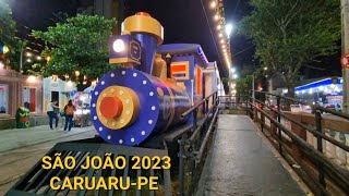 SÃO JOÃO DE CARUARU AO VIVO NO TREM DO FORRÓ 07062023 [upl. by Maxi]