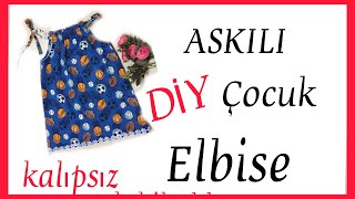 ASKILI ÇOCUK ELBİSE5 dakıkada kes dik [upl. by Bicknell62]