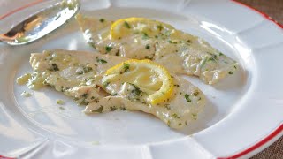 Scaloppine di Pollo al Limone  Cremoso e Acidulo Facile e Veloce da Preparare [upl. by Gretchen]