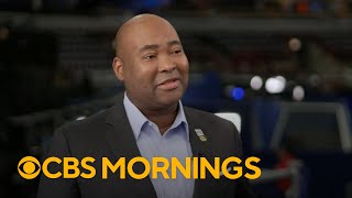 DNC chair Jaime Harrison on Bidens speech impact on the Democratic Party [upl. by Arihs]