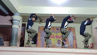 Sainika song dance performance by kirak boys [upl. by Liakim]