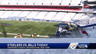 Inside Highmark Stadium ahead of SteelersBills wild card game [upl. by Aneel429]