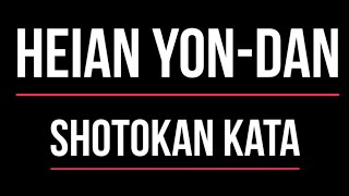 Shotokan Kata  Heian Yondan [upl. by Zurc900]