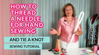 End the hassle of threading hand sewing needles [upl. by Gintz373]